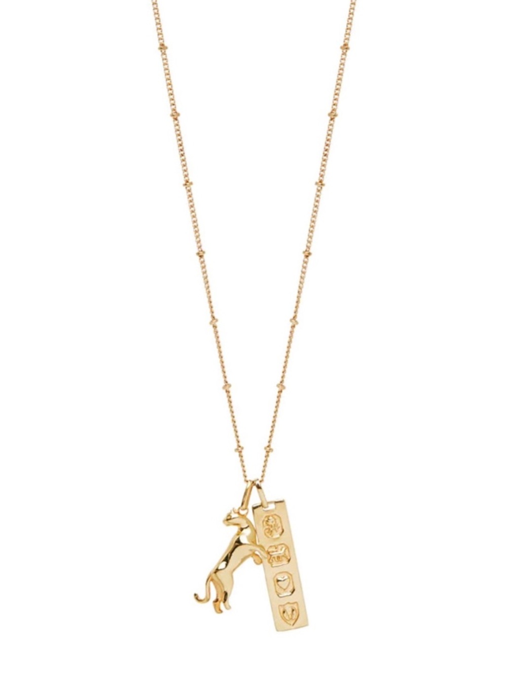 Spell & The Gypsy Wild Love Gold Panther Pendant Necklace
